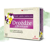 Zioła - DROŻDŻE Z BRATKIEM w tabletkach 60 sztuk COLFARM - miniaturka - grafika 1