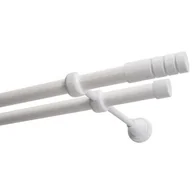 Karnisze - Karnisz DECASTYL Techno podwójny 200 cm Biały - miniaturka - grafika 1