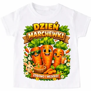 Koszulka na dzień marchewki - wzór marchewka4 - Koszulki dla dziewczynek Koszulka na dzień marchewki - wzór marchewka4 - Koszulki dla dziewczynek - miniaturka - grafika 1