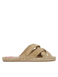 LOVE MOSCHINO Klapki JA28362G0MIG0104 Beżowy - Klapki i japonki damskie - miniaturka - grafika 1