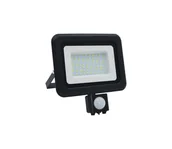 Lampy ogrodowe - Naświetlacz zewnętrzny LED z czujnikiem LED/50W/230V 4000K IP65 czarny - miniaturka - grafika 1