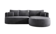 Sofy i kanapy - Domo-Home Nowoczesny rozkładany narożnik FIORE z funkcją spania, kanapa z automatycznym rozkładaniem, sofa, rozkładana sofa RIGHT 284x183x82 cm Salvador 15 - miniaturka - grafika 1