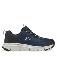 Sneakersy męskie - Sneakersy Skechers 237704 NVBK Granatowy - miniaturka - grafika 1