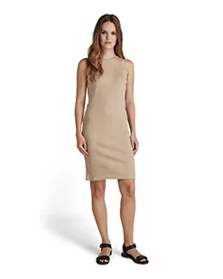G-STAR RAW Damska sukienka typu Tank, beżowy/khaki (Westpoint Khaki C678-c531), L - Sukienki - miniaturka - grafika 1