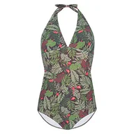 Stroje kąpielowe - FIREFLY Damski kostium kąpielowy Assunta, Green Dark, 34 - miniaturka - grafika 1
