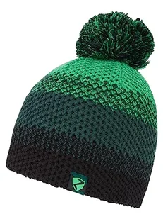 Ziener Unisex dziecięca czapka z pomponem/dzianina, podszewka polarowa, trójkolorowa ISHI - Czapki damskie - miniaturka - grafika 1