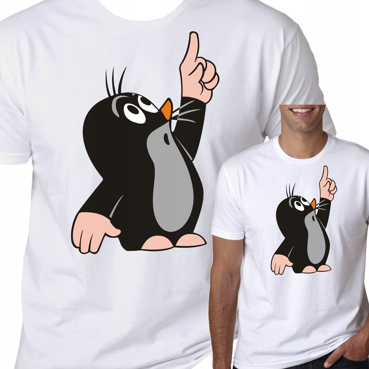 T-Shirt KOSZULKA KRECIK BAJKA SĄSIEDZI XL 0448