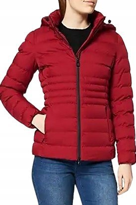 GEOX KURTKA DAMSKA ZIMOWA CZERWONA BASIC 34 SPO