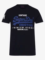 Koszulki męskie - Superdry - T-shirt męski, niebieski - miniaturka - grafika 1