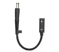 Adaptery i przejściówki - CoreParts MBXUSBC-CO0004 zmieniacz płci / kabli USB C 7.4*5.0 Czarny - miniaturka - grafika 1