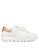 Buty dla dziewczynek - Geox Sneakersy J Puffypop Girl J65MRA 00085 C1Z8W D Biały - miniaturka - grafika 1