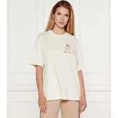 Koszulki i topy damskie - Karl Lagerfeld T-shirt Karl Lagerfeld x Jorge Parra | Oversize fit - miniaturka - grafika 1