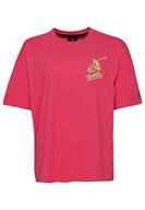 Koszulki i topy damskie - Superdry Vintage Cali tee Koszulka damska, Różowy malinowy, 40 - miniaturka - grafika 1