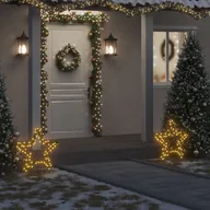 Oświetlenie świąteczne - vidaXL Świąteczna gwiazda na szpikulcach, 80 LED, 60 cm - miniaturka - grafika 1