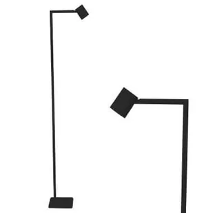 Snow podłogowa czarna - Lampy stojące - miniaturka - grafika 1