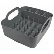 Suszarki do naczyń - Umbra Suszarka do naczyń Tub, szara, 35,5x19x38 cm - miniaturka - grafika 1