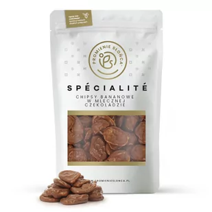 Chipsy bananowe w mlecznej czekoladzie 500g - Owoce świeże i suszone - miniaturka - grafika 1