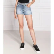 Spodenki damskie - GUESS Szorty | Regular Fit - miniaturka - grafika 1