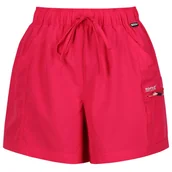 Spodnie sportowe damskie - Szorty damskie Regatta Travel Lgt Packaway Rozmiar: XL / Kolor: czerwony - miniaturka - grafika 1