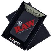 Trafika - Zapalniczka Zippo Raw Logo Benzynowa - miniaturka - grafika 1