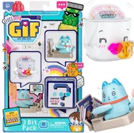 Figurki dla dzieci - FIGURKI POTWORKI OH! MY GIF 3-PAK APLIKACJA KOTEK - miniaturka - grafika 1