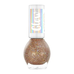 Miss Sporty lakier Glow Glitter Coat 040 - Lakiery do paznokci - miniaturka - grafika 1