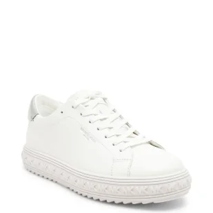 Michael Kors Skórzane trampki GROVE LACE UP - Trampki damskie - miniaturka - grafika 1