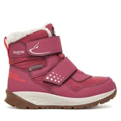 Buty dla dziewczynek - Śniegowce Jack Wolfskin Polar Bear-g Texapore Mid Vc A62146 Szary - miniaturka - grafika 1