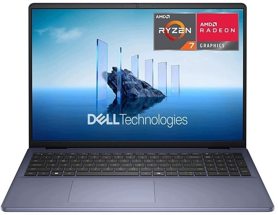 Dell 16 DC16256 16 FHD+ Ryzen 7 250 16GB 1TB SSD FPR BK W11Pro