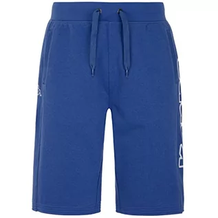 Spodenki męskie - Kappa Męskie spodnie sportowe Bilmer Logo Blue Sapphire, M - grafika 1