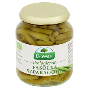 Eko Wital Fasolka szparagowa w zalewie BIO 340g/185g EkoWital - Zdrowa żywność - miniaturka - grafika 1