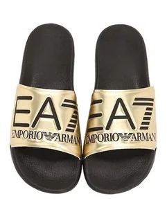 EA7 EMPORIO ARMANI ORYGINALNE KLAPKI MĘSKIE 44 - Klapki i japonki męskie - miniaturka - grafika 1