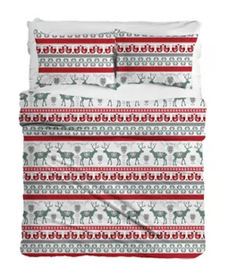 Matex Pościel flanelowa świąteczna Flavetta 78A 160x200 - Pozostałe akcesoria świąteczne - miniaturka - grafika 1
