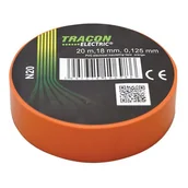 Inne mocowania - Praxa Tracon Electric izolacyjna 20mx18mm pomarańcz N20 - miniaturka - grafika 1