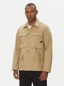 Kurtki męskie - G-Star Raw Kurtka przejściowa 4 Pkt Overshirt D26429-D387 Beżowy Slim Fit - miniaturka - grafika 1