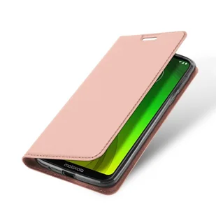 Dux Ducis Skin Pro kabura etui pokrowiec z klapką Motorola Moto G7 Power różowy - Etui i futerały do telefonów - miniaturka - grafika 4