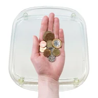 Sejfy i kasy pancerne - Tacka Taca Na Pieniądze Banknoty Monety Bilon Duża - miniaturka - grafika 1