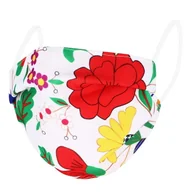 Odzież robocza - Maska kociewska (biała), maseczka folk ludowy - miniaturka - grafika 1