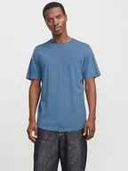 Koszulki męskie - Jack & Jones Koszulka w kolorze niebieskim - miniaturka - grafika 1