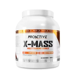 GAINER X-MASS - ProActive - 3000g CARMEL - Odżywki na masę - miniaturka - grafika 1