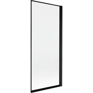Parawany nawannowe - Mexen Mist parawan nawannowy 1-skrzydłowy prawy 80 x 150 cm, czarna ramka, czarny - 8A9-080-001-70-70-P - miniaturka - grafika 1