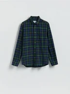 Koszule męskie - Reserved - Koszula regular fit w kratę - wielobarwny - miniaturka - grafika 1