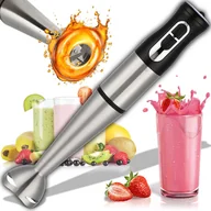 Blendery ręczne - Retoo BLENDER RĘCZNY KUCHENNY WIELOFUNKCYJNY MOCNY ROBOT DO KOKTAJLI TURBO 1200W - miniaturka - grafika 1