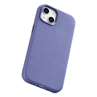 iCarer Case Leather pokrowiec etui z naturalnej skóry do iPhone 14 jasnofioletowy (WMI14220705-LP) (kompatybilne z MagSafe) - Etui i futerały do telefonów - miniaturka - grafika 12