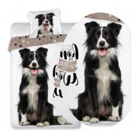 Pościel dla dzieci - Pies Pościel Bawełniana 160x200 70x80 Best Friends Komplet - miniaturka - grafika 1