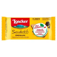 Inne słodycze - Loacker LOACKER SANDWICH WAFELEK CZEKOLADOWY 25 G zakupy dla domu i biura 56778301 - miniaturka - grafika 1