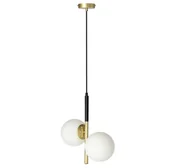 Lampy sufitowe - Podwójna złota lampa wisząca - K487 A3-A82 - miniaturka - grafika 1