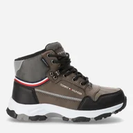 Buty dla chłopców - Botki dziecięce Tommy Hilfiger T3B5-32541-1487900- 37 Szary (8052578035474) - miniaturka - grafika 1