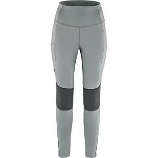 Fjällräven Damskie spodnie trekkingowe Abisko Värm, szare, XL (DE), szary, XL - Odzież trekkingowa damska - miniaturka - grafika 1
