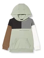Bluzy dla chłopców - NAME IT Bluza chłopięca Nkmonskol Ls Sweat Wh Bru, Iceberg Green, 116 - miniaturka - grafika 1